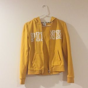 PINK zip up sweatshirt